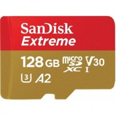Карта памяти SanDisk 128GB microSDXC class 10 UHS-I U3 A2 Extreme Pro V30 (SDSQXA1-128G-GN6MA)