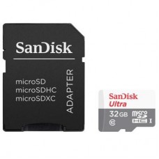 Карта памяти SanDisk 32GB microSD Class 10 UHS-I Ultra (SDSQUNS-032G-GN3MA)