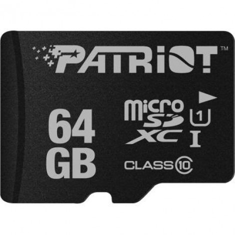 Карта памяти Patriot 64GB microSD class10 UHS-1 (PSF64GMCSDXC10)