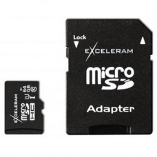 Карта памяти eXceleram 64GB microSDHC class 10, UHS-I, V30 (MSD6410AU3V30)