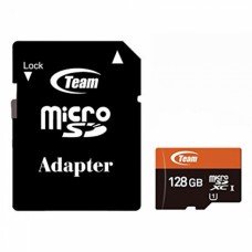 Карта памяти TEAM 128 GB microSDXC UHS-I + SD Adapter TUSDX128GUHS03