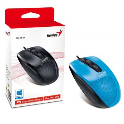 Мышь Genius DX-150X USB Blue/Black (31010231102)
