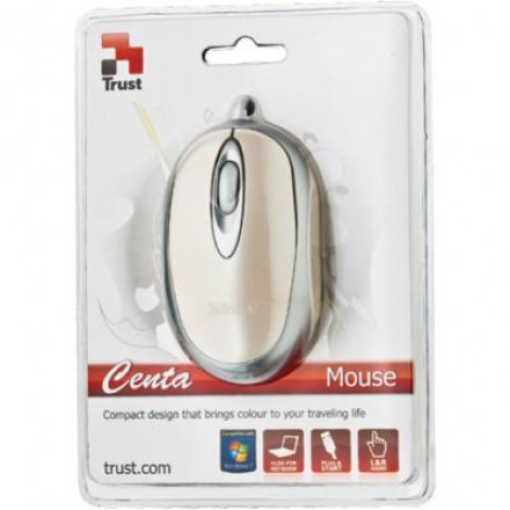 Мышь Trust Centa Mini Mouse - White (16147)