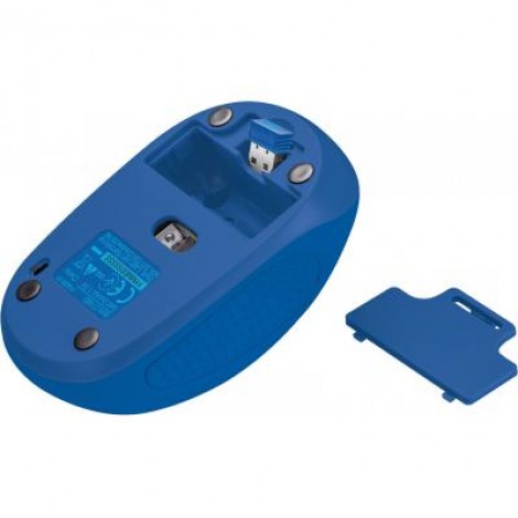 Мышь Trust Primo Wireless Mouse blue geometry (21480)