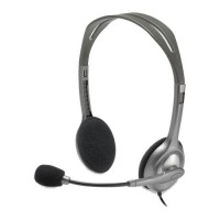 Наушники Logitech H110 Stereo Headset with 2*3pin jacks (981-000271)