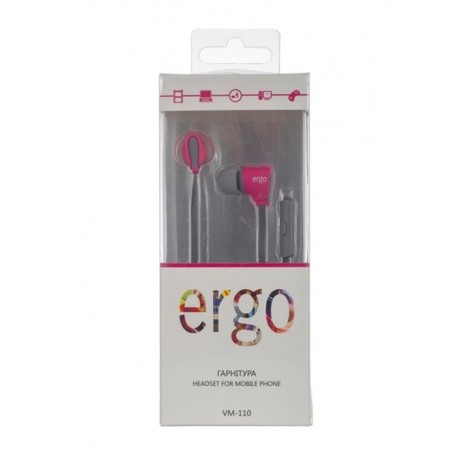 Наушники Ergo VM-110 Pink