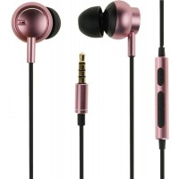 Наушники Rock Mubow Stereo Earphone Rose Gold