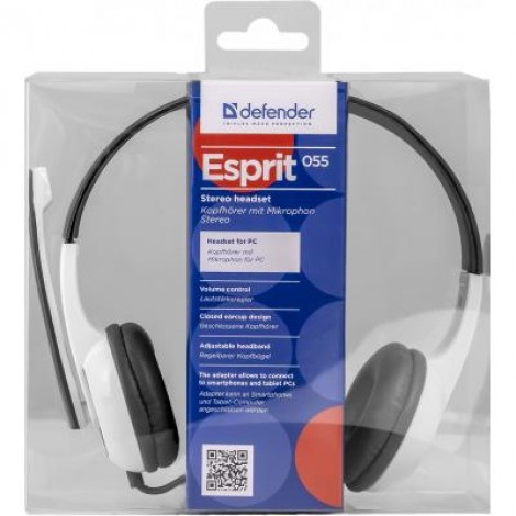 Наушники Defender Esprit-055 grey (63055)