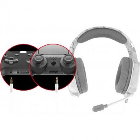 Наушники Trust GXT 322W Gaming Headset White Camouflage (20864)