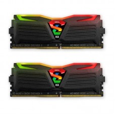 Модуль DDR4 2x8GB/2400 Geil Super Luce Black RGB LED (GLC416GB2400C16DC)