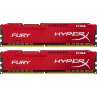 Модуль DDR4 2x16GB/2400 Kingston HyperX Fury Red (HX424C15FRK2/32)