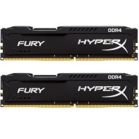 Модуль DDR4 32GB (2x16GB) 2400 MHz HyperX FURY Black Kingston (HX424C15FBK2/32)