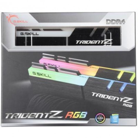 Модуль DDR4 32GB (2x16GB) 3600 MHz Trident Z RGB G.Skill (F4-3600C17D-32GTZR)