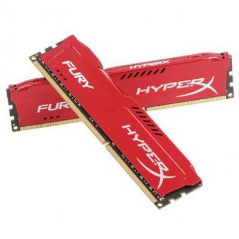 Модуль DDR4 16GB (2x8GB) 2933 MHz HyperX FURY Red Kingston (HX429C17FR2K2/16)