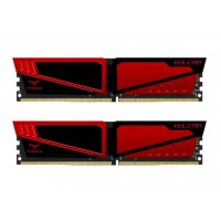 Память Team DIMM 16Gb KIT(2x8Gb) DDR4 PC2400 Vulcan Red (TLRED416G2400HC14DC01)