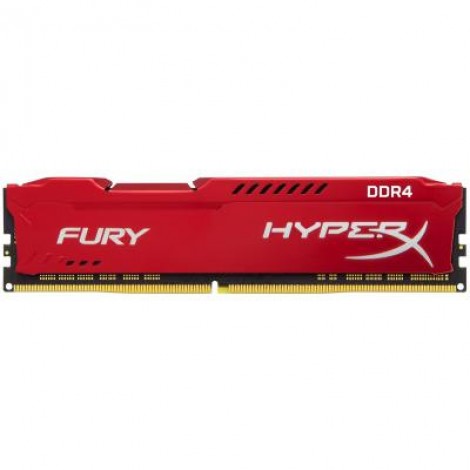 Модуль DDR4 8GB 2666 MHz HyperX Fury Red Kingston (HX426C16FR2/8)