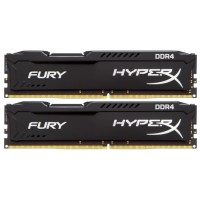 Модуль DDR4 2x4GB/2666 Kingston HyperX FURY Black (HX426C15FBK2/8)