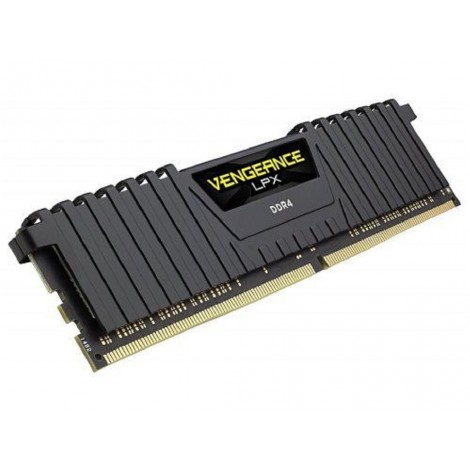 Оперативная память Corsair DIMM 16Gb DDR4 PC2400 Vengeance LPX Black (CMK16GX4M1A2400C16)