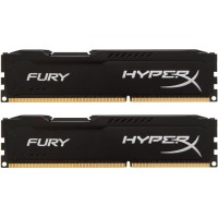 Модуль DDR3 2x8GB/1600 Kingston HyperX Fury Black (HX316C10FBK2/16)