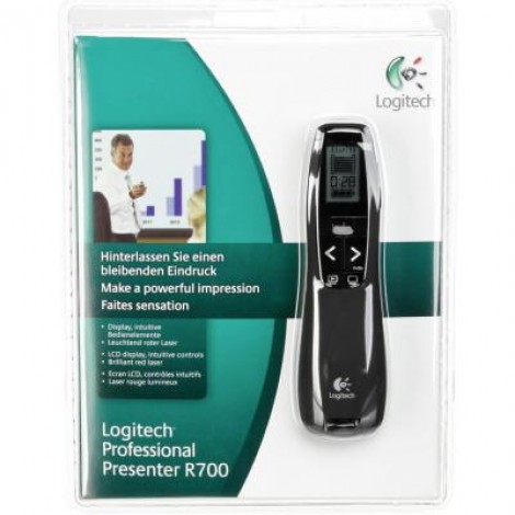Презентер Logitech Wireless Presenter R700 Red Laser (910-003506)