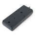 Сетевой фильтр REAL-EL RS-8 PROTECT USB 1.8m черный UAH