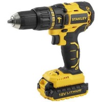 Шуруповерт Stanley 18V, с ударом, бесщет, 55Нм, Li-Ion, 2акк (SBH20S2K)