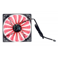Вентилятор Aerocool Shark Fan Devil Red LED Retail 120мм