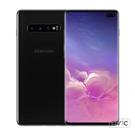 Смартфон Samsung Galaxy S10 Plus SM-G975 DS 512GB Ceramic Black (SM-G975FCKG)