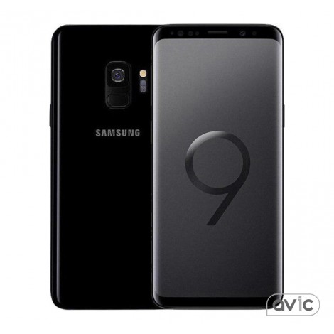 Смартфон Samsung Galaxy S9 SM-G960 DS 128GB Black (SM-G960FZ)