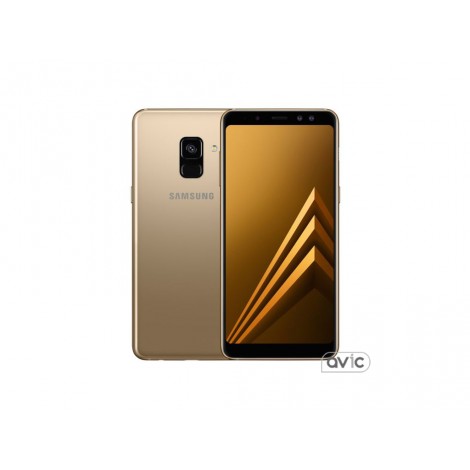 Смартфон Samsung Galaxy A8 2018 Gold (SM-A530FZDD)