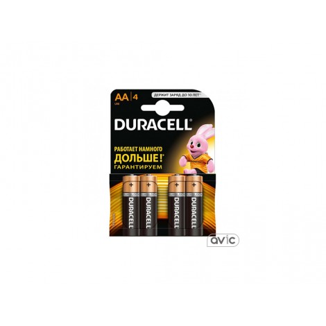Батарейка Duracell Basic AA/LR06 BL 4шт