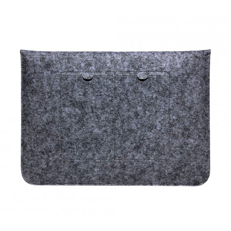 Чехол-карман из фетра для ноутбука 12 Black