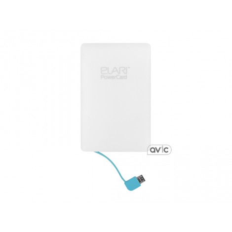 Внешний аккумулятор-кредитка Elari PowerCard 2500 мАч (White)