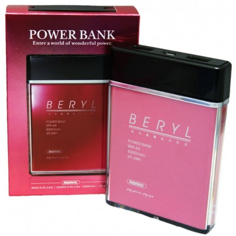 Power Bank Remax Beryl RPP-69 8000 mah Red