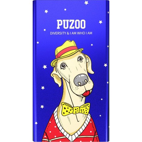 Power Bank PUZOO Artdog 11000Mah Blue Bean