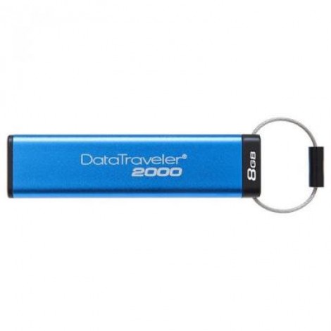 Флешка Kingston 8GB DataTraveler 2000 Metal Security USB 3.0 (DT2000/8GB)