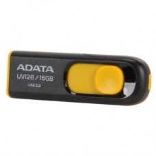 Флешка ADATA 16Gb UV128 black-yellow USB 3.0 (AUV128-16G-RBY)