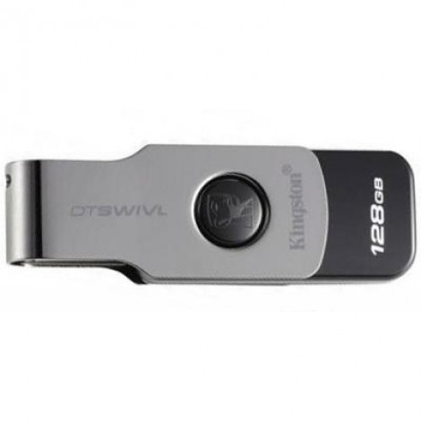 Флешка Kingston 128GB DT SWIVL Metal USB 3.0 (DTSWIVL/128GB)