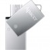 Флешка Apacer 32GB AH730 Silver USB 2.0 OTG (AP32GAH730S-1)