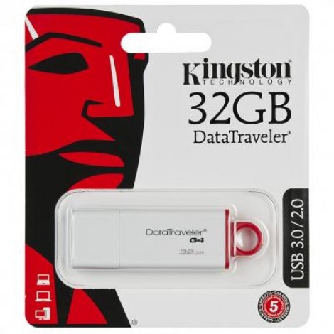 Флешка Kingston 32Gb DataTraveler Generation 4 (DTIG4/32GB)