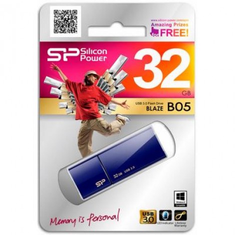 Флешка Silicon Power 32GB BLAZE B05 USB 3.0 (SP032GBUF3B05V1D)