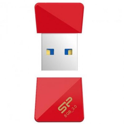 Флешка Silicon Power 8Gb Jewel J08 Red USB 3.0 (SP008GBUF3J08V1R)