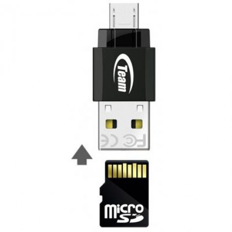 Флешка Team 32GB M141 Black USB 2.0 (TUSDH32GCL1036)
