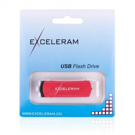 Флешка eXceleram 64GB P2 Series Red/Black USB 2.0 (EXP2U2REB64)