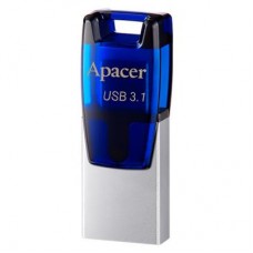 Флешка Apacer 16GB AH179 Blue USB 3.1 OTG (AP16GAH179U-1)