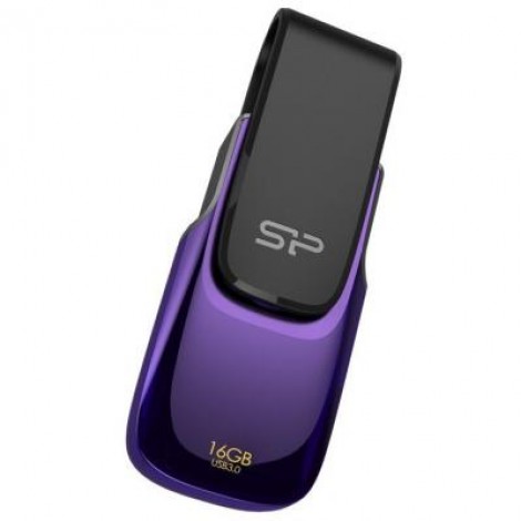 Флешка Silicon Power 16Gb Blaze B31 Purple USB 3.0 (SP016GBUF3B31V1U)