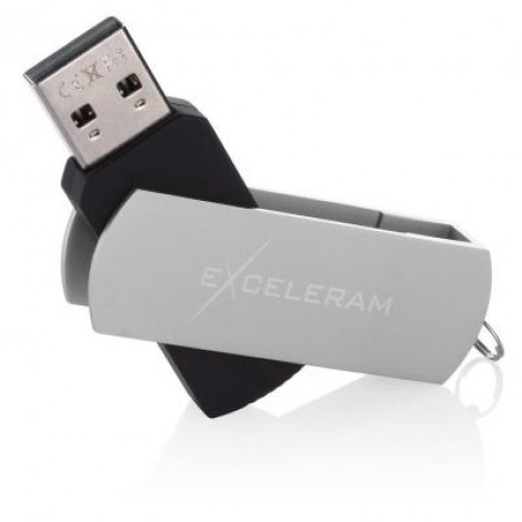 Флешка eXceleram 16GB P2 Series Silver/Black USB 2.0 (EXP2U2SIB16)
