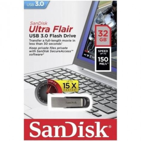 Флешка SANDISK 32GB Ultra Flair USB 3.0 (SDCZ73-032G-G46)