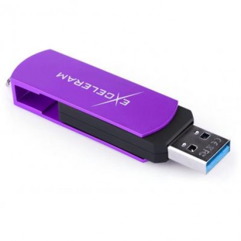 Флешка eXceleram 64GB P2 Series Grape/Black USB 3.1 Gen 1 (EXP2U3GPB64)