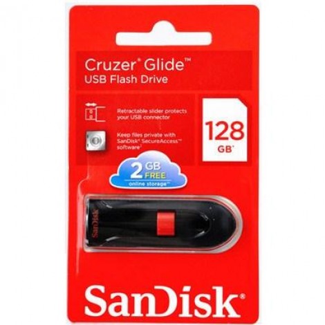 Флешка SanDisk 128Gb Cruzer Glide (SDCZ60-128G-B35)